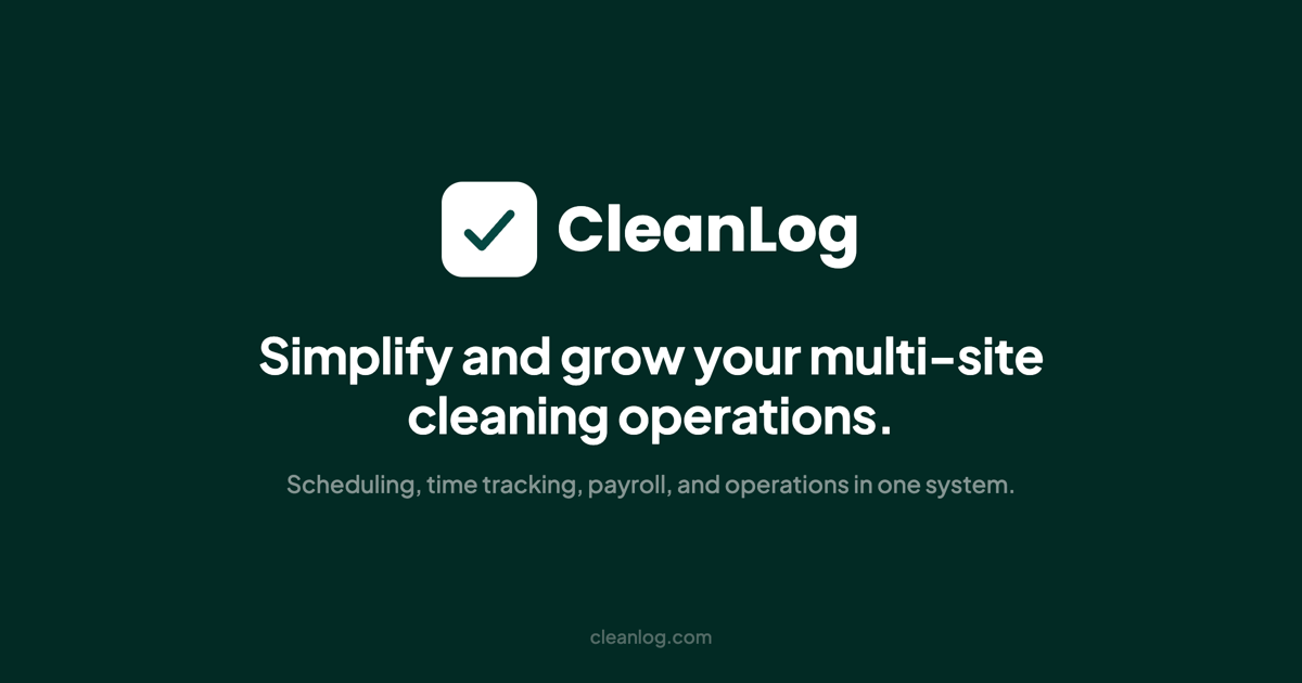 Clean Side Log Cleaning Compliance Software | CleanLog